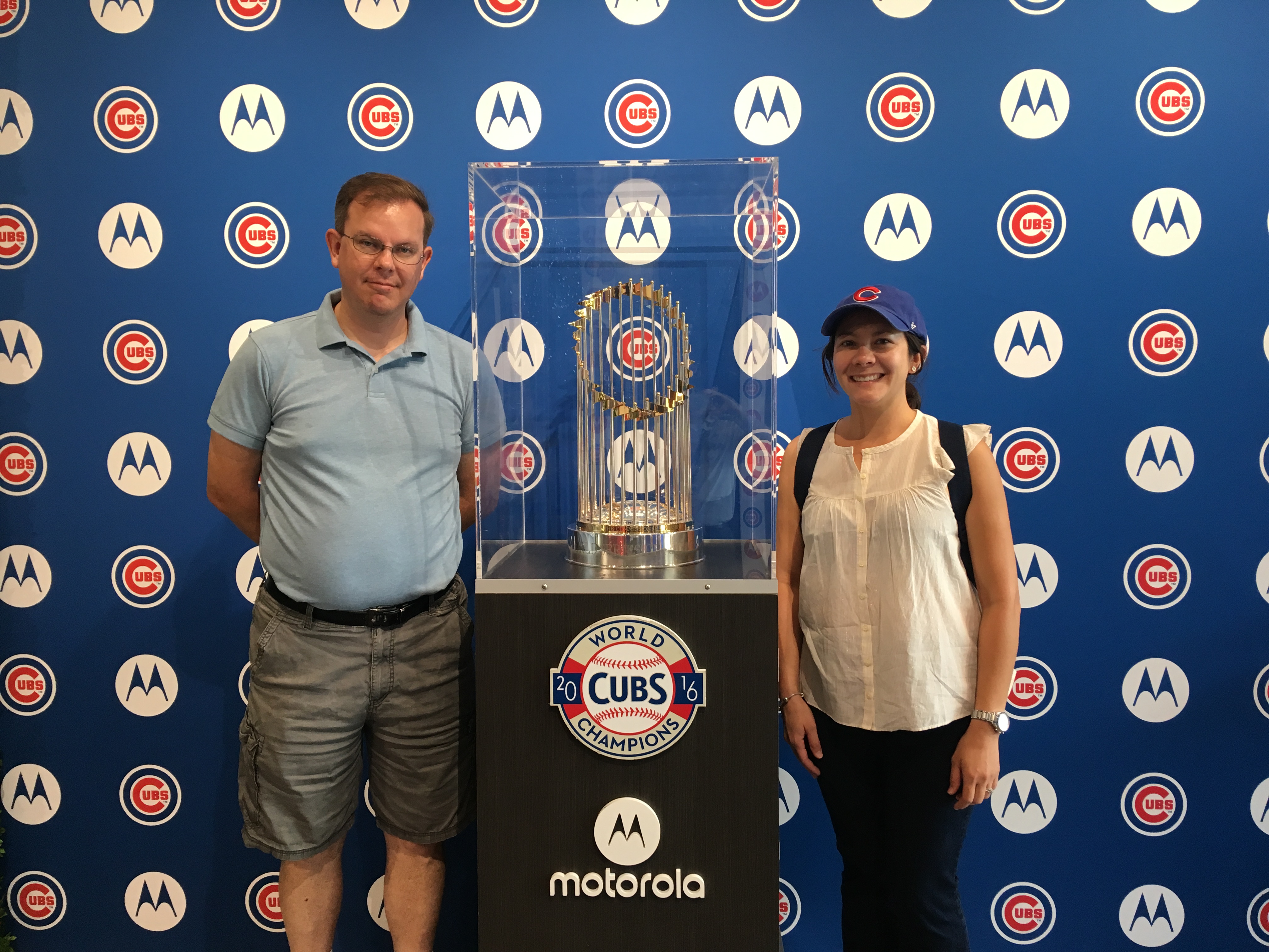 cubs- world series trophy